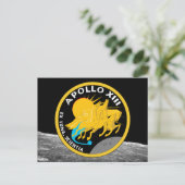 Apollo 13 Patch-Logo der NASA-Mission Postkarte (Stehend Vorderseite)