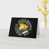 Apollo 13 Raumfahrt Mission 1970 Insignien Karte (Gelbe Blume)