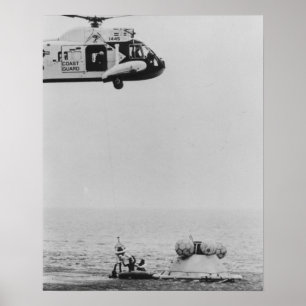 Apollo 13 Splashdown & Erholung Poster