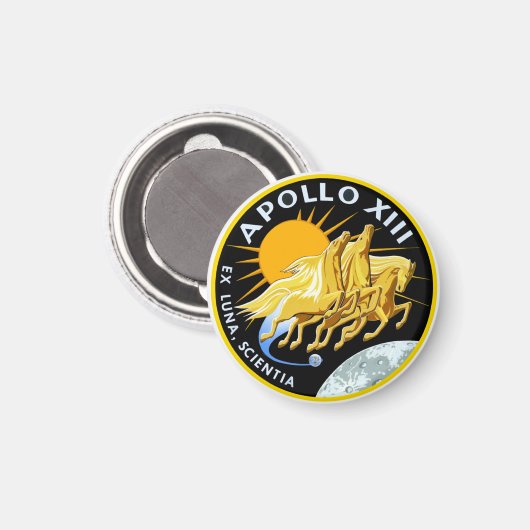 Apollo 13: Überleben Magnet (Vorderseite/Rückseite)