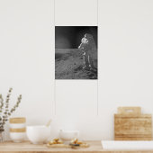 Apollo 14 Astronaut auf dem Mond Poster (Küche)