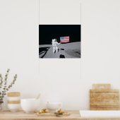 Apollo 14 Astronaut auf dem Mond Poster (Küche)