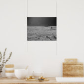 Apollo 14 Astronaut- und Mondmodul Poster (Küche)