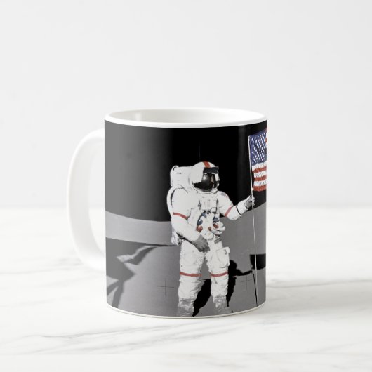 Apollo 14 kaffeetasse (Vorderseite Links)