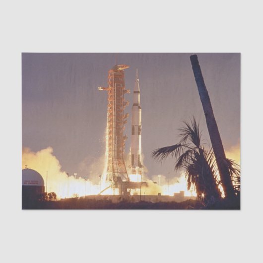 Apollo 14 Papiertaschentuch Seidenpapier (Vorderseite)