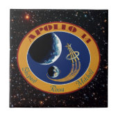 Apollo 14 Patch-Logo der NASA-Mission Fliese (Vorderseite)