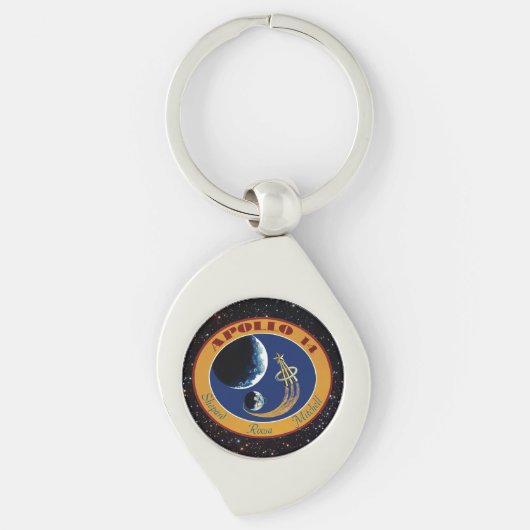 Apollo 14 Patch-Logo der NASA-Mission Schlüsselanhänger (Vorderseite)