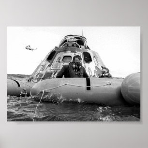 Apollo 14 Splashdown & Erholung Poster