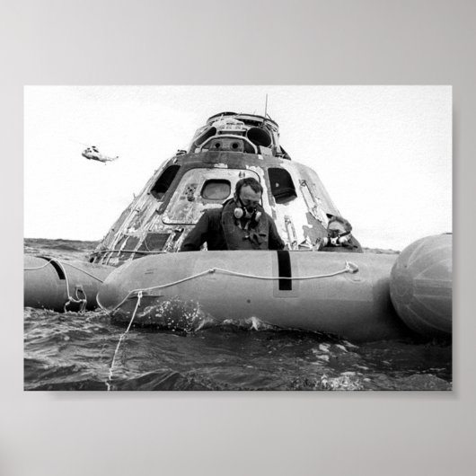 Apollo 14 Splashdown & Erholung Poster (Vorne)
