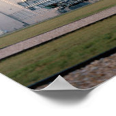 Apollo 14 Verlassend Gebäude der Fahrzeugbaugruppe Poster (Ecke)