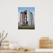 Apollo 14 Verlassend Gebäude der Fahrzeugbaugruppe Poster (Küche)