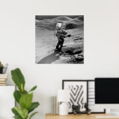 Apollo 15 Astronaut auf dem Mond Poster (Heimbüro)