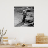 Apollo 15 Astronaut auf dem Mond Poster (Küche)