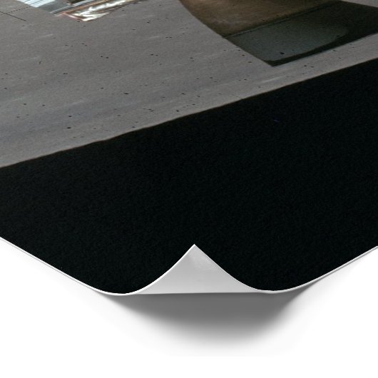 Apollo 15 Command-Service-Modul oberhalb des Monde Poster (Ecke)