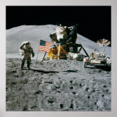 Apollo 15 Flag Rover LM Irwin Poster (Vorne)