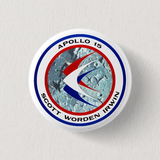 Apollo 15-Insignien Button (Vorderseite)