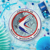 Apollo 15-Insignien Pappteller (Party)