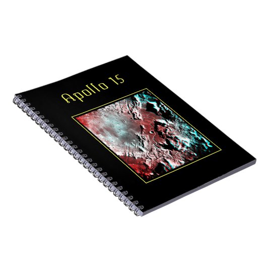 Apollo 15 Landing Site Anaglyph iPad Pro Abdeckung Notizblock (Rechte Seite)