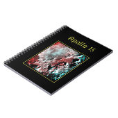 Apollo 15 Landing Site Anaglyph iPad Pro Abdeckung Notizblock (Linke Seite)