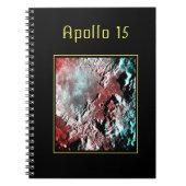 Apollo 15 Landing Site Anaglyph iPad Pro Abdeckung Notizblock (Vorderseite)