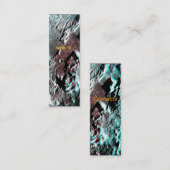 Apollo 15 Landungsgebiet Anaglyph Lesezeichen Mini Visitenkarte (Vorne/Hinten)