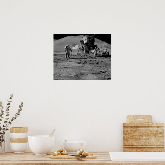 Apollo 15 Lunar Landungsort Poster (Küche)