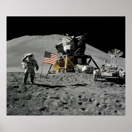 Apollo 15 Lunar Landungsort Poster (Vorne)