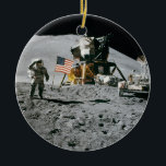 Apollo 15 Mondmodul Mondlandung Nasa 1971 Keramik Ornament<br><div class="desc">Mondlandung Apollo 15 Mondmodul Nasa 1971 Elegante Circle Keramik Ornament.</div>