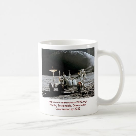 Apollo 15 MondRover - Mond-Kolonie 2022 Kaffeetasse (Rechts)