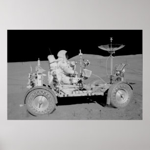Apollo 15 Mondruderfahrzeug Poster
