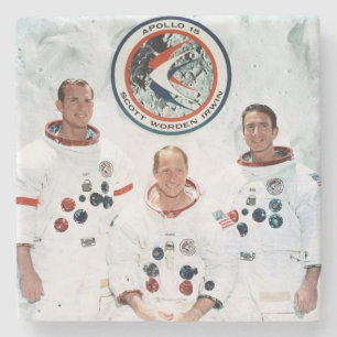 Apollo 15 Prime-Crew Steinuntersetzer