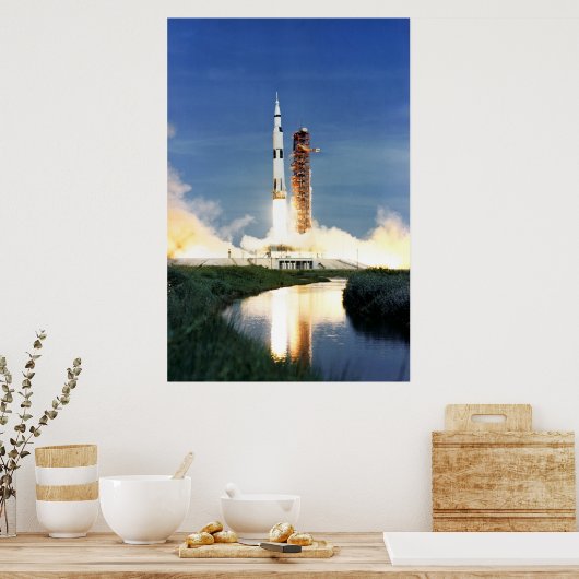 Apollo 15 Start Poster (Küche)