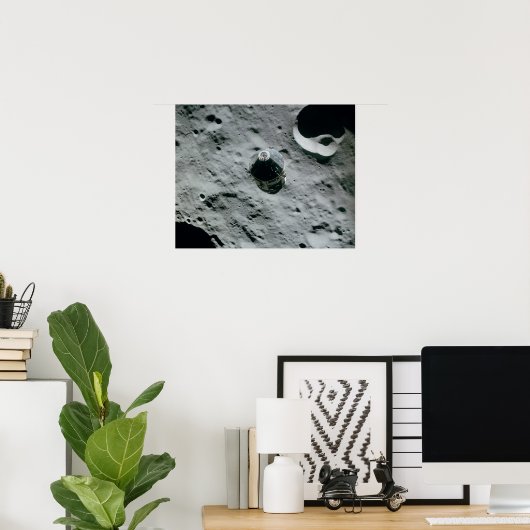 Apollo 16 Command-and-Service-Module Poster (Heimbüro)