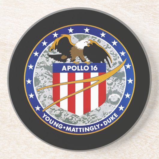 Apollo 16 getränkeuntersetzer (Vorne)