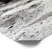 Apollo 16 Luftseilmodul und Lunarrovfahrzeug Poster (Ecke)