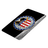 Apollo 16 Patch-Logo der NASA-Mission Magnet (Linke Seite)