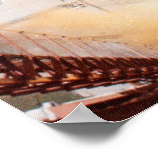 Apollo 16 Start Poster (Ecke)