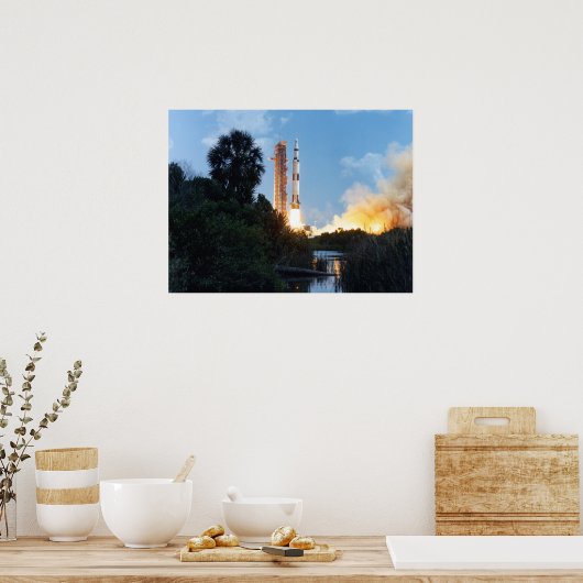 Apollo 16 Start Poster (Küche)