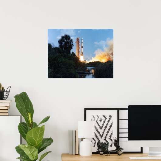 Apollo 16 Start Poster (Heimbüro)