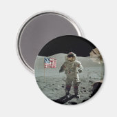 Apollo 17 Astronaut im Taurus Littrow Tal Magnet (Vorderseite/Rückseite)