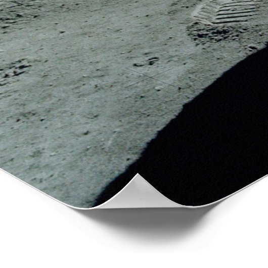 Apollo 17 Astronaut im Taurus Littrow Tal Poster (Ecke)