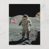 Apollo 17 Astronaut im Taurus Littrow Tal Postkarte (Vorderseite)