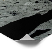 Apollo 17 Astronaut & LRV Poster (Ecke)