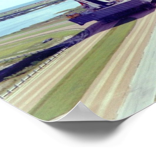 Apollo 17 auf der Crawlerway Poster (Ecke)