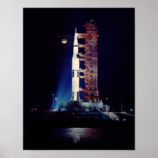 Apollo 17 auf der Startseite Poster (Vorne)