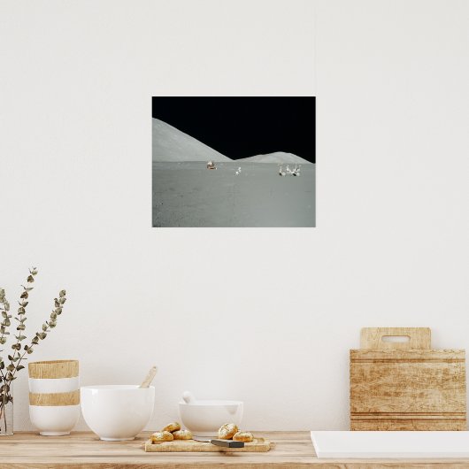 Apollo 17 Landungsfläche Poster (Küche)