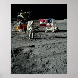 Apollo 17 Landungsfläche Poster