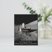 Apollo 17 Lunar Fahrzeug Postkarte (Stehend Vorderseite)
