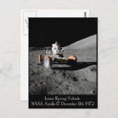 Apollo 17 Lunar Fahrzeug Postkarte (Vorne/Hinten)