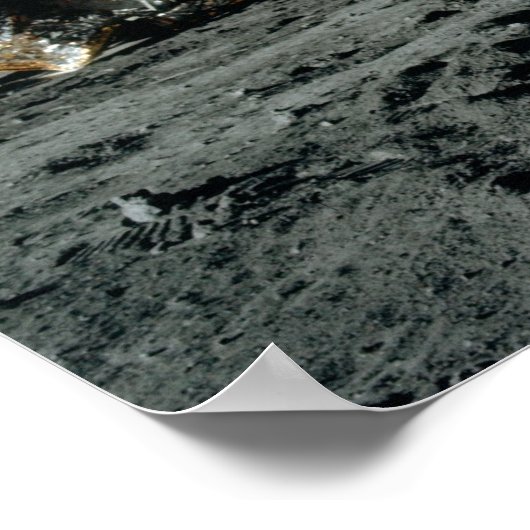 Apollo 17 Lunar Landungsort Poster (Ecke)
